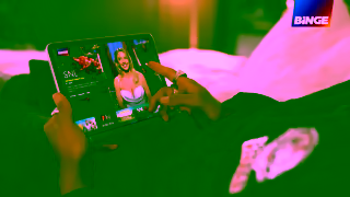 Binge BINGE It All Happens Here Jarome 30 Trailer Ad Commercial Brand Imagery Photoshoot 2