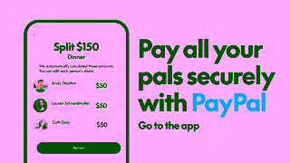 PayPal Split Bills with PayPal Ad Commercial Brand Imagery Photoshoot 2