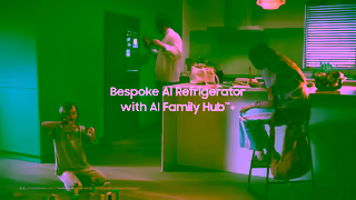 Samsung Solve dinner with the Samsung Bespoke Refrigerator with AI Family Hub Ad Commercial Brand Imagery Photoshoot 0