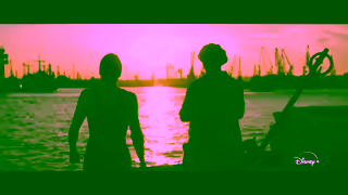 Disney Young Woman and the Sea Now streaming on Disney Ad Commercial Brand Imagery Photoshoot 1