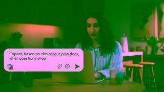 Microsoft365 Prep Smarter with Microsoft 365 Copilot Chat Ad Commercial Brand Imagery Photoshoot 1