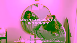 Rogaine Regrow Fuller Thicker Hair with Womens ROGAINE Ad Commercial Brand Imagery Photoshoot 1