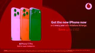 Vodafone iPhone 17 Pro Vodafone UK Ad Commercial Brand Imagery Photoshoot 1