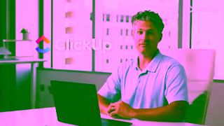 ClickUp Productivity I Like to Work Fast Ad Commercial Brand Imagery Photoshoot 2