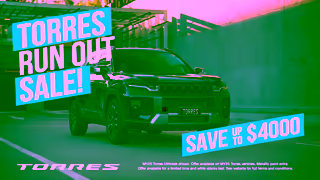 KGM SsangYong KGM SsangYong TORRES MY25 Run Out Sale 30s Ad Commercial Brand Imagery Photoshoot 0