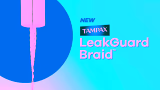 Tampax Tampax is designed with the LeakGuard Braid for built in backup Ad Commercial Brand Imagery Photoshoot 1