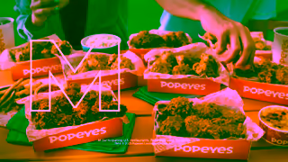 Popeyes Make Your Host Game STRONG Ad Commercial Brand Imagery Photoshoot 1