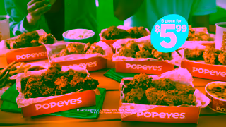 Popeyes Make Your Host Game STRONG Ad Commercial Brand Imagery Photoshoot 2