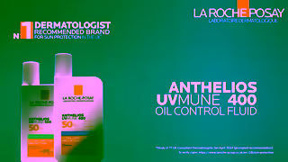 La Roche Posay Want Sun protection for oily skin Try Anthelios UVMUNE400 Oil Control SPF50 Ad Commercial Brand Imagery Photoshoot 2