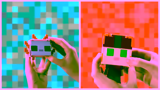 Mattel Minecraft Flippin Figures AD Ad Commercial Brand Imagery Photoshoot 1