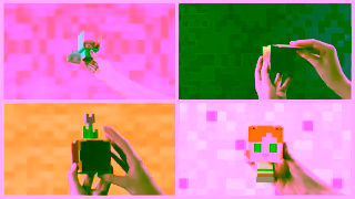 Mattel Minecraft Flippin Figures AD Ad Commercial Brand Imagery Photoshoot 2
