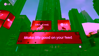 LG Electronics Lifes Good Lighting up New York with Optimism your feed Ad Commercial Brand Imagery Photoshoot 2