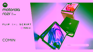 Motorola Flip the script with the new motorola razr 50 ultra Ad Commercial Brand Imagery Photoshoot 2