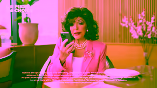 FirstChoice.co.uk First Choice Flex x Dame Joan Collins First Choice 16x9 CENSORED Ad Commercial Brand Imagery Photoshoot 1