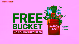 Harbor Freight FREE BUCKET Harbor Freight Ad Commercial Brand Imagery Photoshoot 0