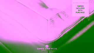 CARPE DIEM BEDS Limited Time Offer Get A Complimentary Topper KP6 2024 Ad Commercial Brand Imagery Photoshoot 1