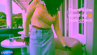 Tampax Up to 100 leak free protection is yours when you use Tampax Ad Commercial Brand Imagery Photoshoot 0