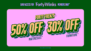Forty Winks Early Access to Forty Frenzy Ad Commercial Brand Imagery Photoshoot 0