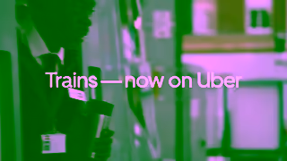 Uber Trains now on Uber 10 Credits Back 10 Uber Ad Commercial Brand Imagery Photoshoot 1