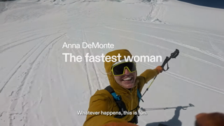 Rab Equipment The fastest woman to ski Mont Blanc Anna DeMonte 16 9 6 Sec 3 Ad Commercial Brand Imagery Photoshoot 1