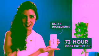 NATIVE Cosmetics Its Native Aluminum free 72hr odor protection with only 9 ingredients Ad Commercial Brand Imagery Photoshoot 1