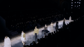 Alexander McQueen AMQ SS25 Show Finale 16x9 LOGO FADE Ad Commercial Brand Imagery Photoshoot 2