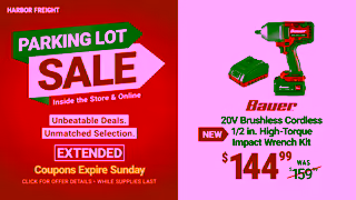 Harbor Freight August Parking Lot Sale Extended Harbor Freight Ad Commercial Brand Imagery Photoshoot 1
