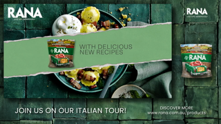 Giovanni Rana JOIN OUR ITALIAN TOUR AUSTRALIA Ad Commercial Brand Imagery Photoshoot 1