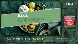 Giovanni Rana JOIN OUR ITALIAN TOUR AUSTRALIA Ad Commercial Brand Imagery Photoshoot 2