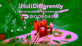 DoorDash HoliDifferently with DoorDash Up to 40 Off Ad Commercial Brand Imagery Photoshoot 2