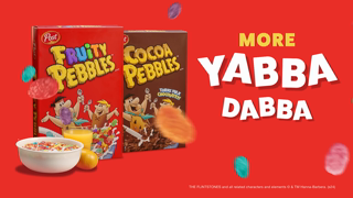 Post Foods PEBBLES More Yabba Dabba Doo Color Splash Ad Commercial Brand Imagery Photoshoot 2