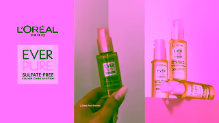 L'Oreal Paris EverPure Bond Repair OilinSerum Strengthen Protect from Heat Damage Ad Commercial Brand Imagery Photoshoot 0