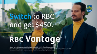 RBC Royal Bank Get 450 when you switch to RBC Ad Commercial Brand Imagery Photoshoot 1