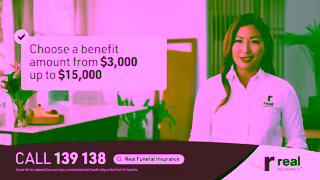 Real Insurance Real Funeral Insurance Gig Ready TV Ad 2025 Ad Commercial Brand Imagery Photoshoot 1