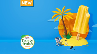 Peters Ice Cream Frosty Fruits Tropical 50 Less Sugar More Fun Ad Commercial Brand Imagery Photoshoot 0