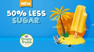 Peters Ice Cream Frosty Fruits Tropical 50 Less Sugar More Fun Ad Commercial Brand Imagery Photoshoot 1