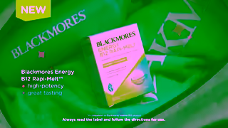 Blackmores Blackmores Rapimelts Energy B12 Ad Commercial Brand Imagery Photoshoot 1