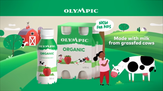 Olympic Dairy Olympic Organic kids Drinkable yogourt made with Grassfed milk EN Ad Commercial Brand Imagery Photoshoot 2