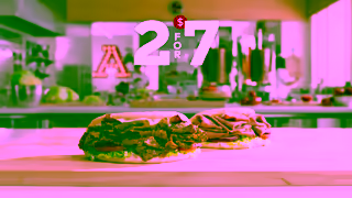 Arby's Arbys 2 for 7 Gyros CAP Cheer 2025 Ad Commercial Brand Imagery Photoshoot 1