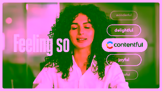 Contentful Dynamic content made blissfully simple Feeling so Contentful Ad Commercial Brand Imagery Photoshoot 1