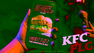KFC KFCs Christmas in July 50 off Zinger Burger Ad Commercial Brand Imagery Photoshoot 2