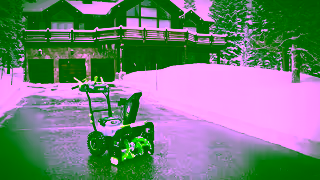 EGO Tools POWER 24 in SelfPropelled 2Stage Snow Blower with Peak Power SNT2405 Ad Commercial Brand Imagery Photoshoot 2