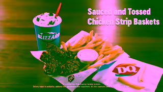 Dairy Queen DQ PROD 1 OLV Cutdown Sauced and Tossed Duo CAN 16x9 1 Ad Commercial Brand Imagery Photoshoot 0