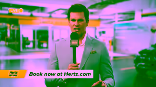 Hertz Sideline Reporter Hertz Lets Go Show GPR Book Now 15 169 Ad Commercial Brand Imagery Photoshoot 2