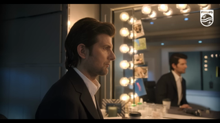 Philips Adam Scott chooses Philips Norelco for facial hair thatll freak out his kids Ad Commercial Brand Imagery Photoshoot 0