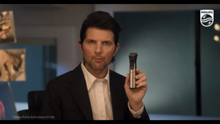 Philips Adam Scott chooses Philips Norelco for facial hair thatll freak out his kids Ad Commercial Brand Imagery Photoshoot 2