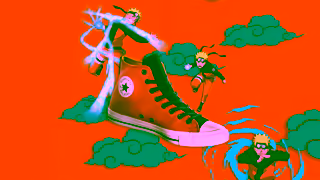 Converse Explore the world of NARUTO with a collection made for fans of all ages Ad Commercial Brand Imagery Photoshoot 2