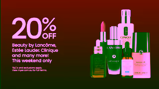 Myer Save on Beauty This Weekend at Myer Ad Commercial Brand Imagery Photoshoot 1