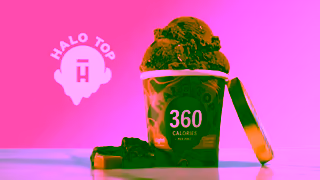 HALO TOP Creamery Chocolate Caramel Brownie Ad Commercial Brand Imagery Photoshoot 2