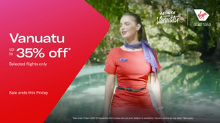 Virgin Australia Vanuatu sale Ad Commercial Brand Imagery Photoshoot 1